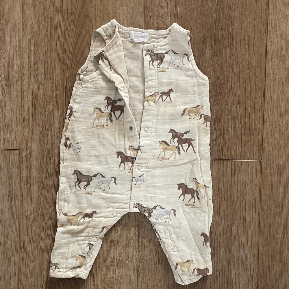 Angel Dear Baby Romper with horses